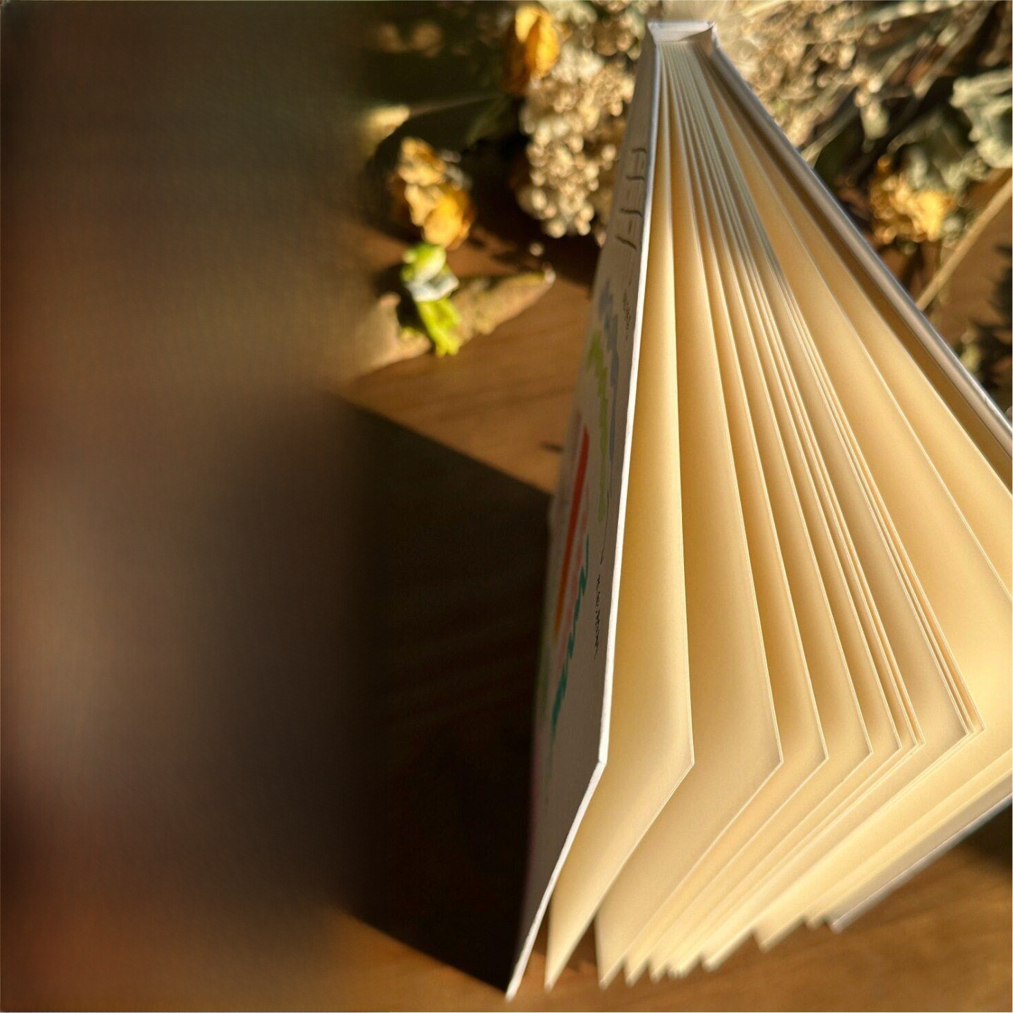 Journal Leather Hardcover - สมุดโน้ตปกแข็งแบบพับได้ลายวาดมือ อัลบั้มภาพสร้างสรรค์ หน้ากระดาษเปล่า สมุดสเก็ตช์ภาพ กระดาษหนังทนทาน