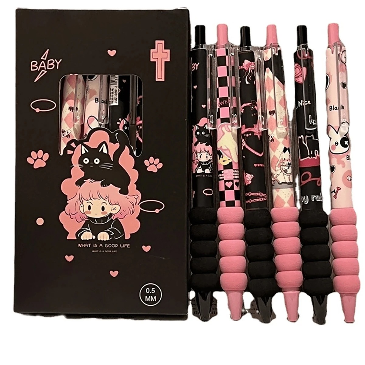 ชุดปากกาสีกลางน่ารักทันสมัย 6  - Ideal Stationery & Office Supply บทวิจารณ์และราคา