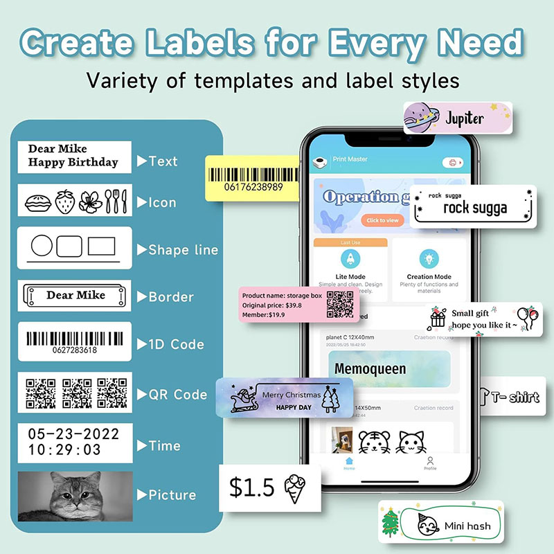 12*40 มม.สีโปร่งใสสติกเกอร์ควา - Label Printer Tape บทวิจารณ์และราคา