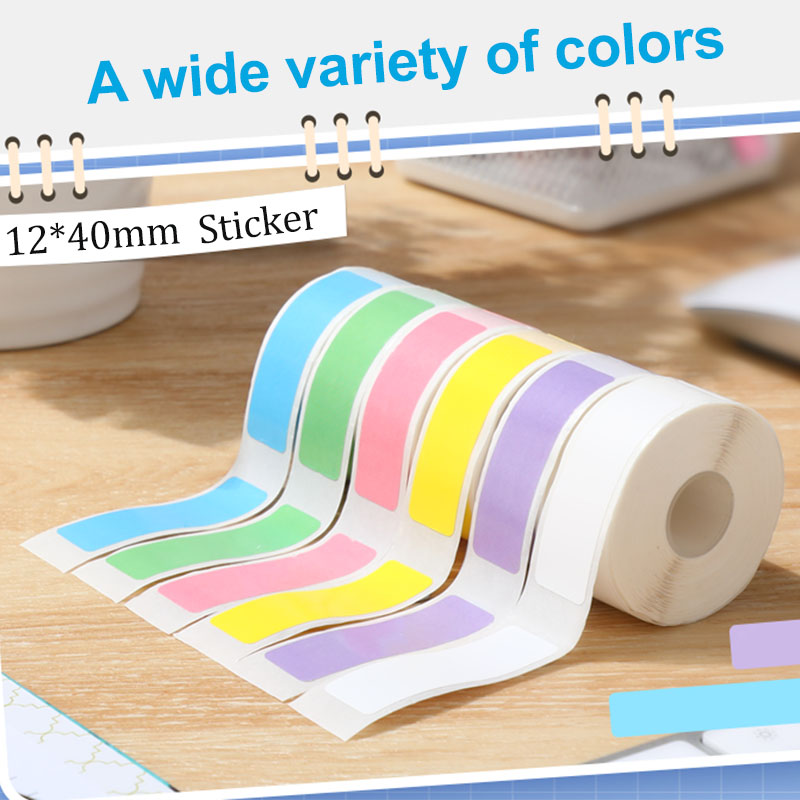 12*40 มม.สีโปร่งใสสติกเกอร์ควา - Label Printer Tape บทวิจารณ์และราคา