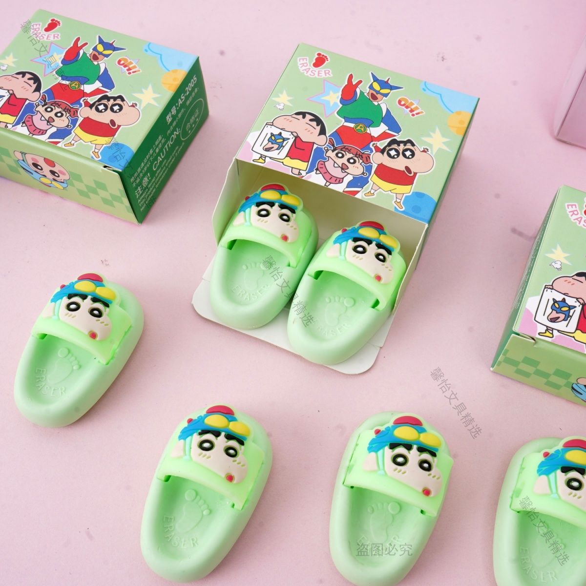 ยางลบรูปทรงรองเท้าแตะลายการ์ตู - Stationery Office บทวิจารณ์และราคา