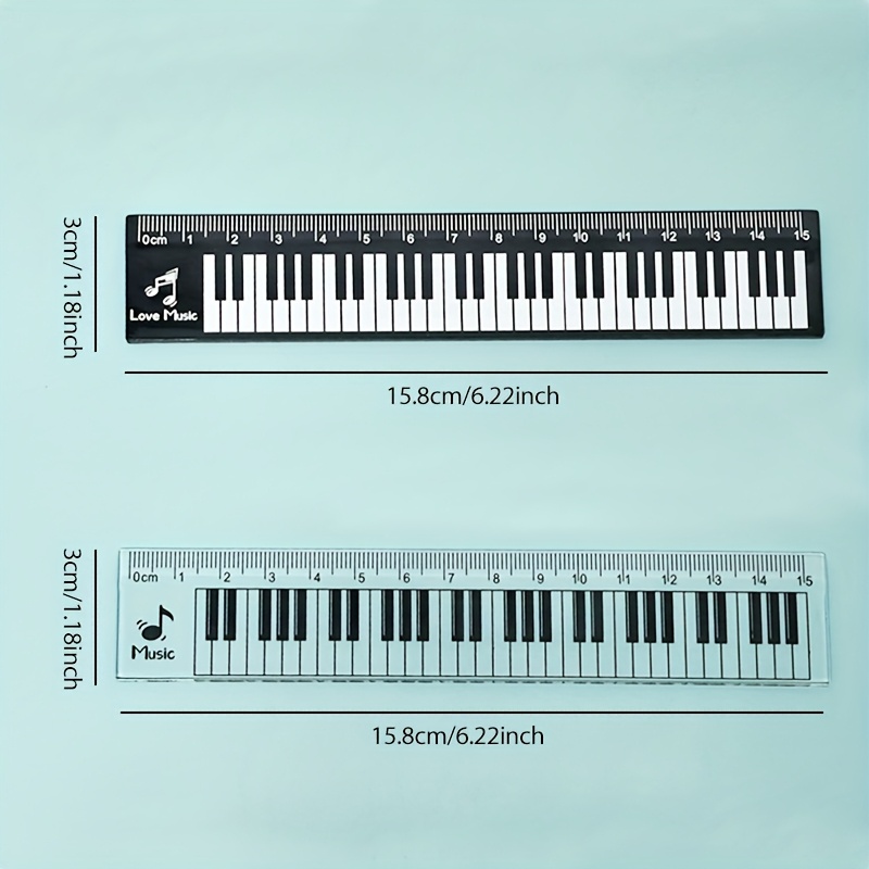 2 ชิ้น/เซ็ต 15 ซม. ไม้บรรทัดลา - Ruler Set Transparent บทวิจารณ์และราคา