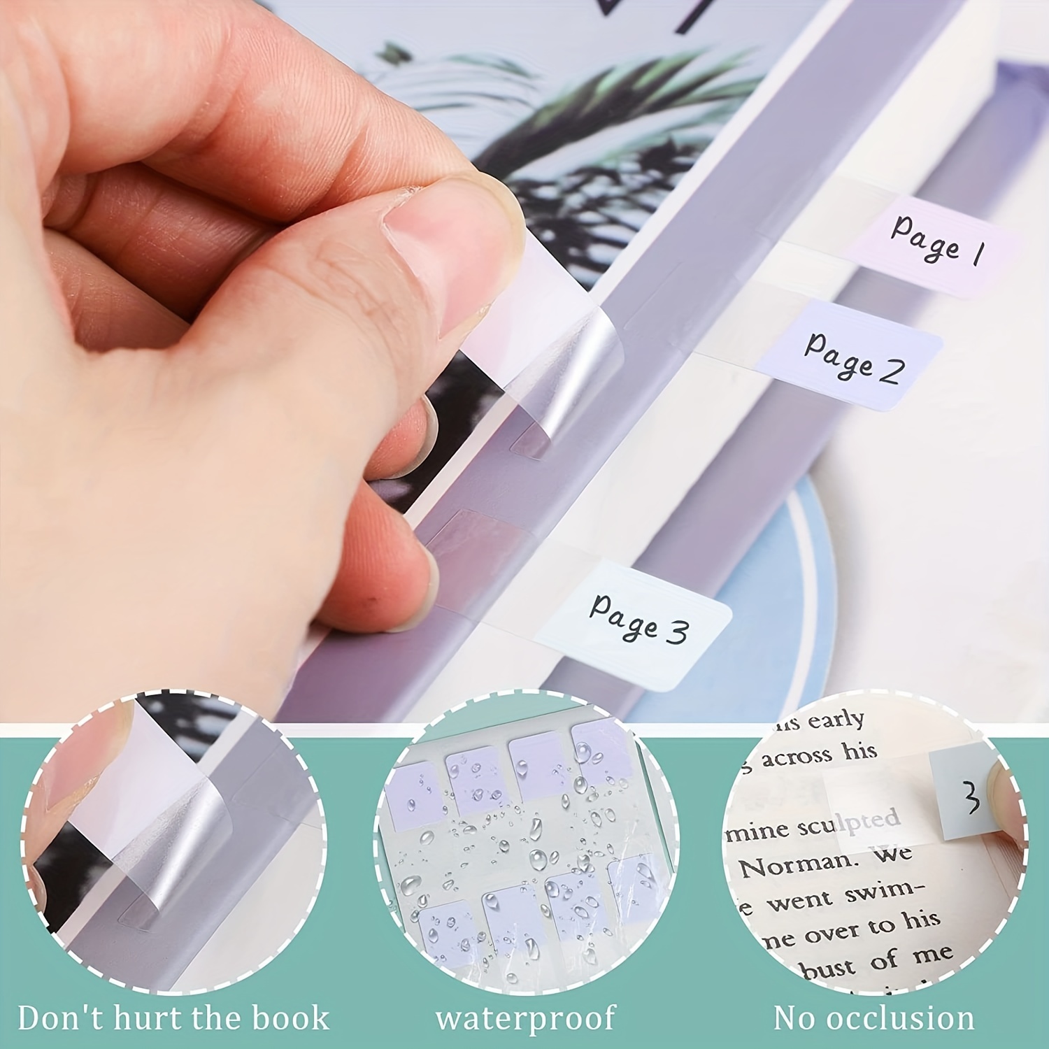 420pcs Sticky Index Tabs แฟ้มธ - Index Tab Divider บทวิจารณ์และราคา