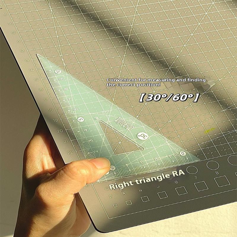ชุดไม้บรรทัดเจลลี่ 4 ชิ้น/ชุด  - Ruler Set Transparent บทวิจารณ์และราคา
