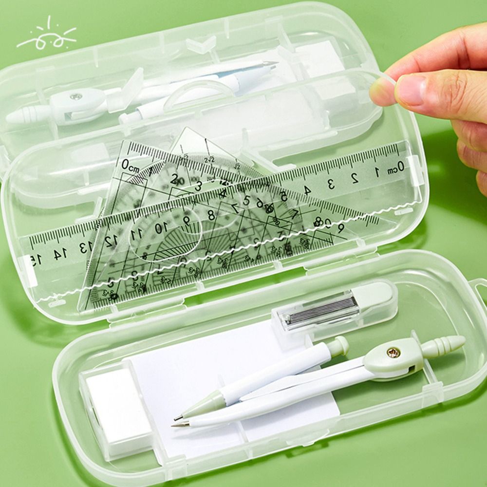 ชุดไม้บรรทัดพลาสติก 8 ชิ้น/ชุด - Ruler Set Transparent บทวิจารณ์และราคา