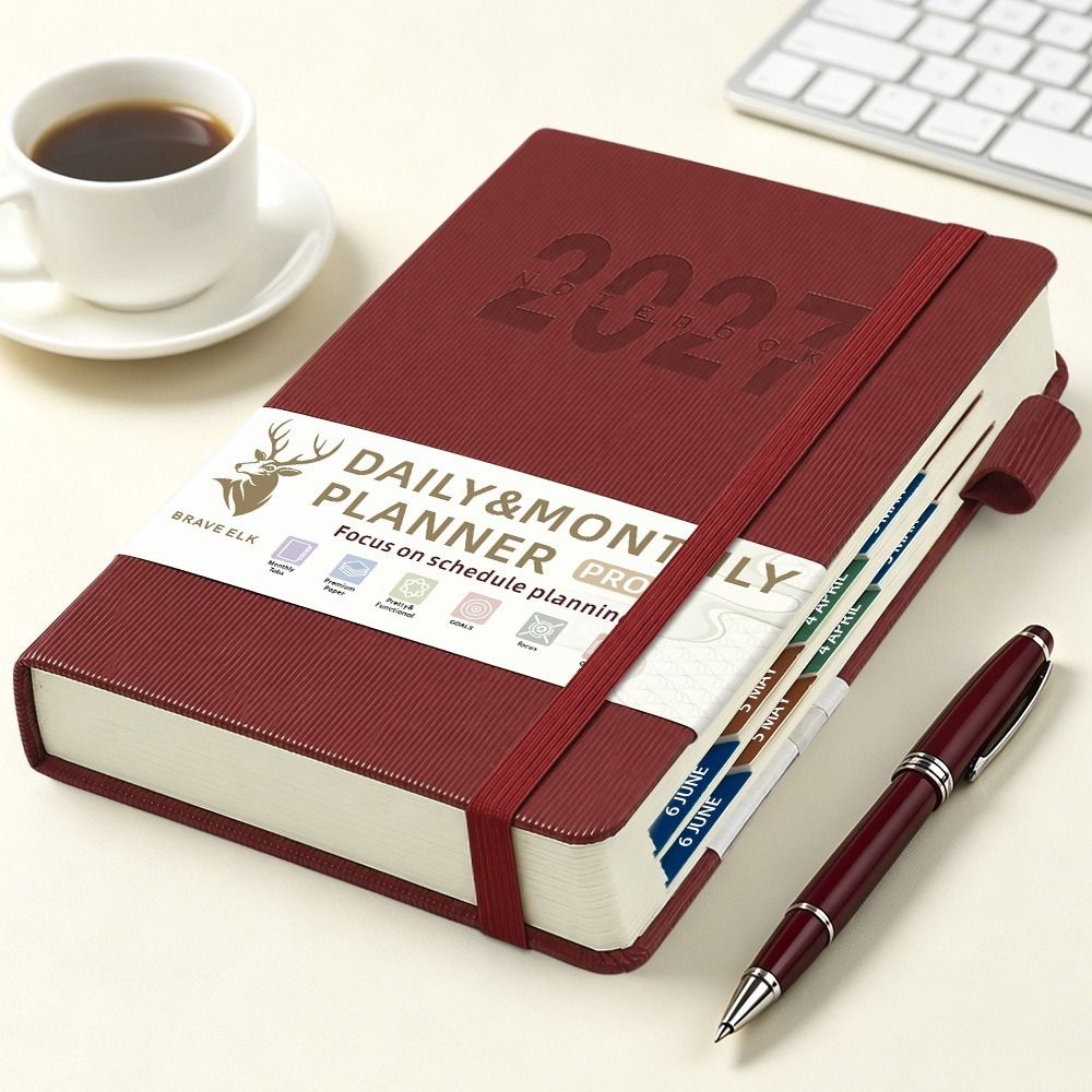สมุดแพลนเนอร์รายวันขนาด A5 กระ - Journal Leather Hardcover บทวิจารณ์และราคา