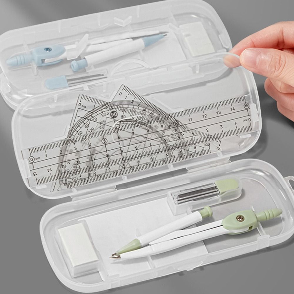 8 ชิ้น/เซ็ตไม้บรรทัดพลาสติกชุด - Ruler Set Transparent บทวิจารณ์และราคา