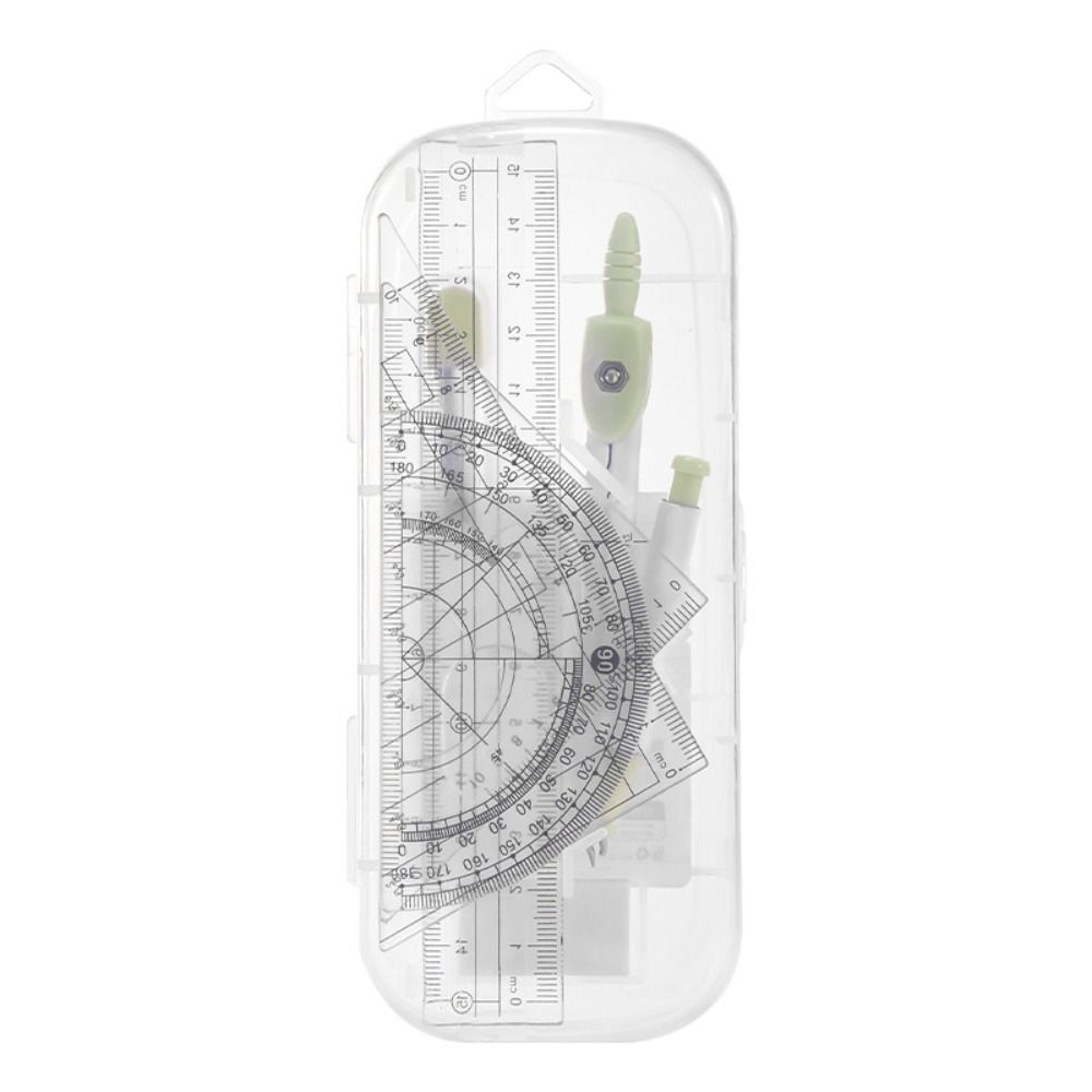8 ชิ้น/เซ็ตไม้บรรทัดพลาสติกชุด - Ruler Set Transparent บทวิจารณ์และราคา