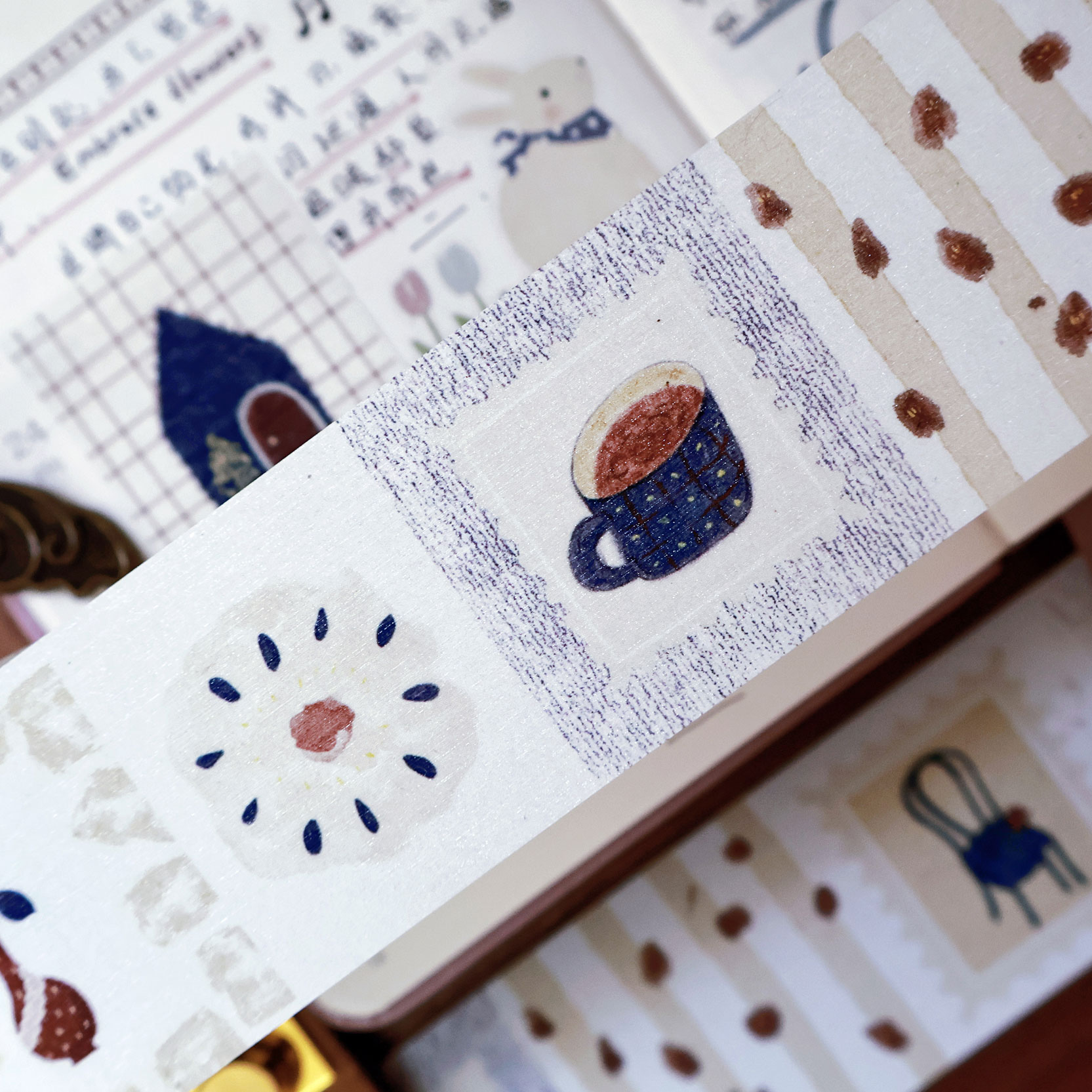 YiEr Studio Vintage Old Melody - Washi Tape Set บทวิจารณ์และราคา