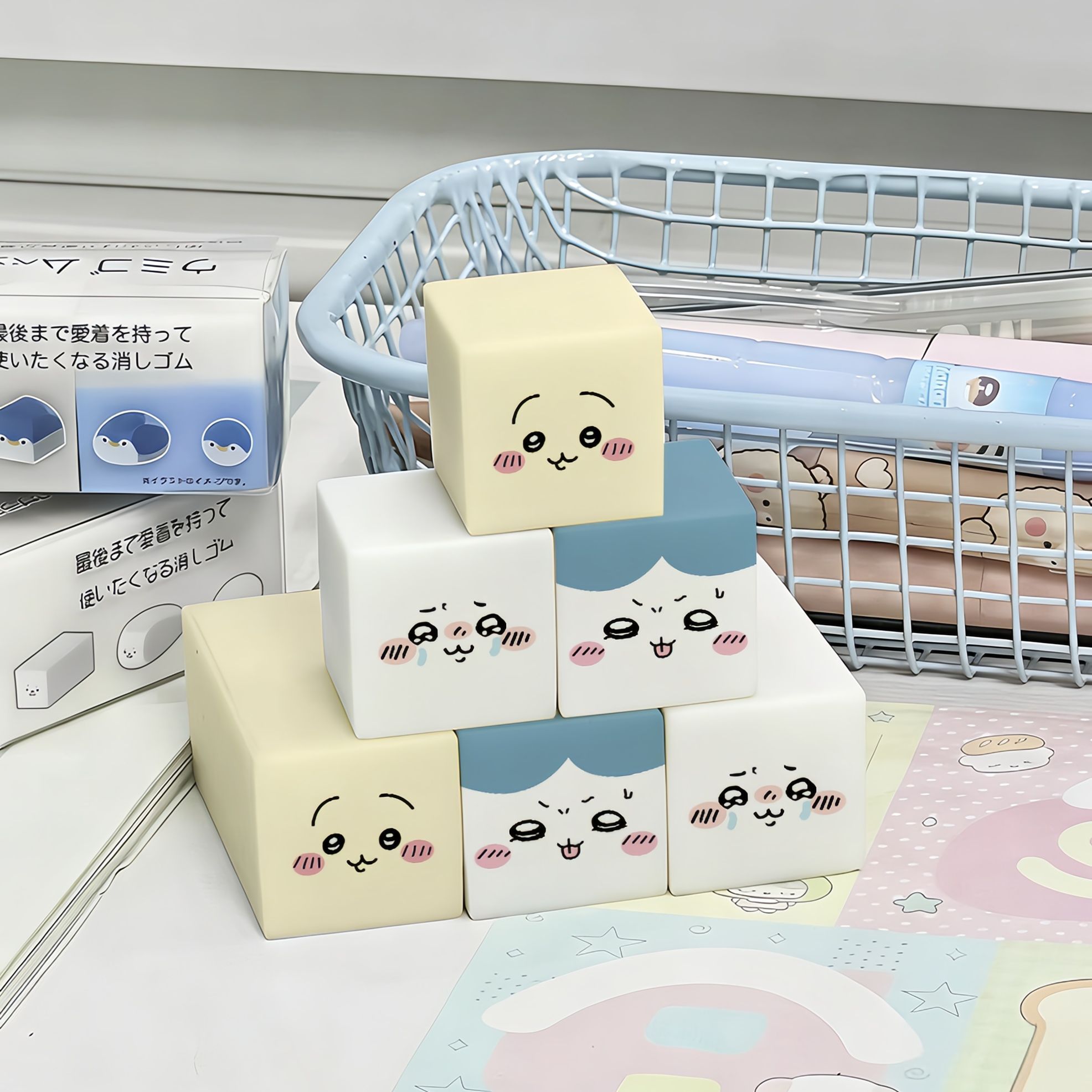 ยางลบ Chiikawa ลายการ์ตูนน่ารั - Stationery Office บทวิจารณ์และราคา
