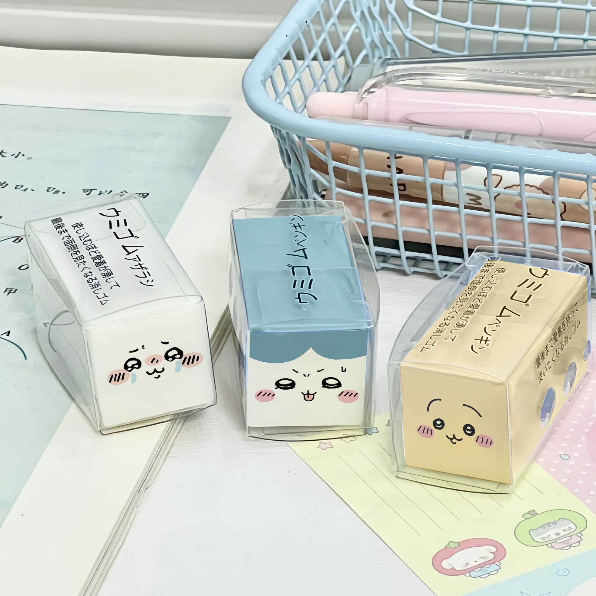 ยางลบ Chiikawa ลายการ์ตูนน่ารั - Stationery Office บทวิจารณ์และราคา