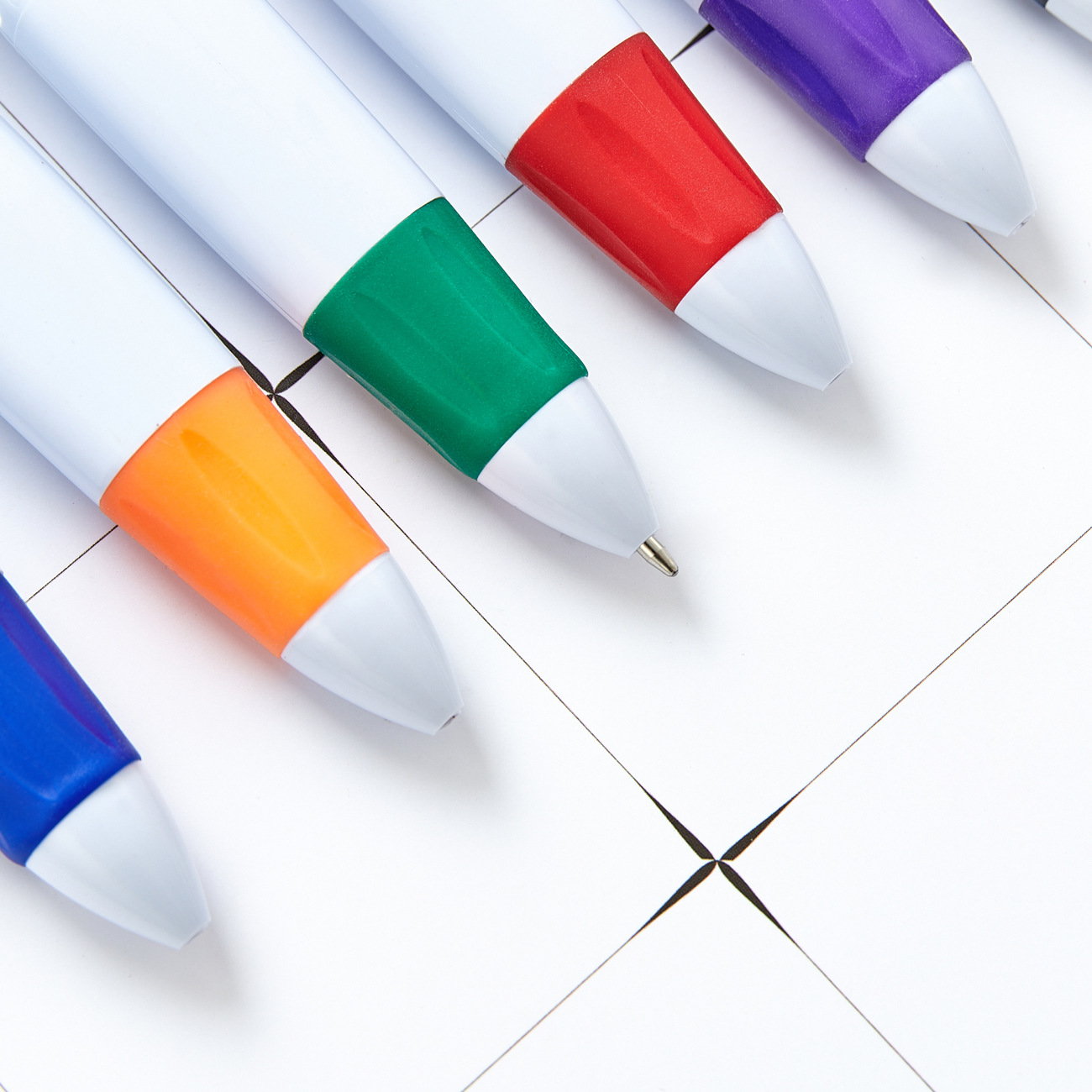 2 ชิ้นปากกาเจล 4 สีหมึกแบบพกพา - Stationery And Office Supply Chain บทวิจารณ์และราคา