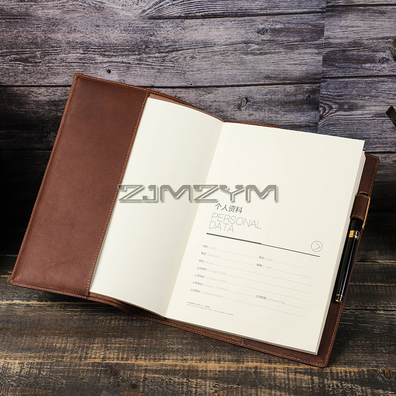 ซองหนังสําหรับโน๊ตบุ๊คปกแข็ง B - Journal Leather Hardcover บทวิจารณ์และราคา