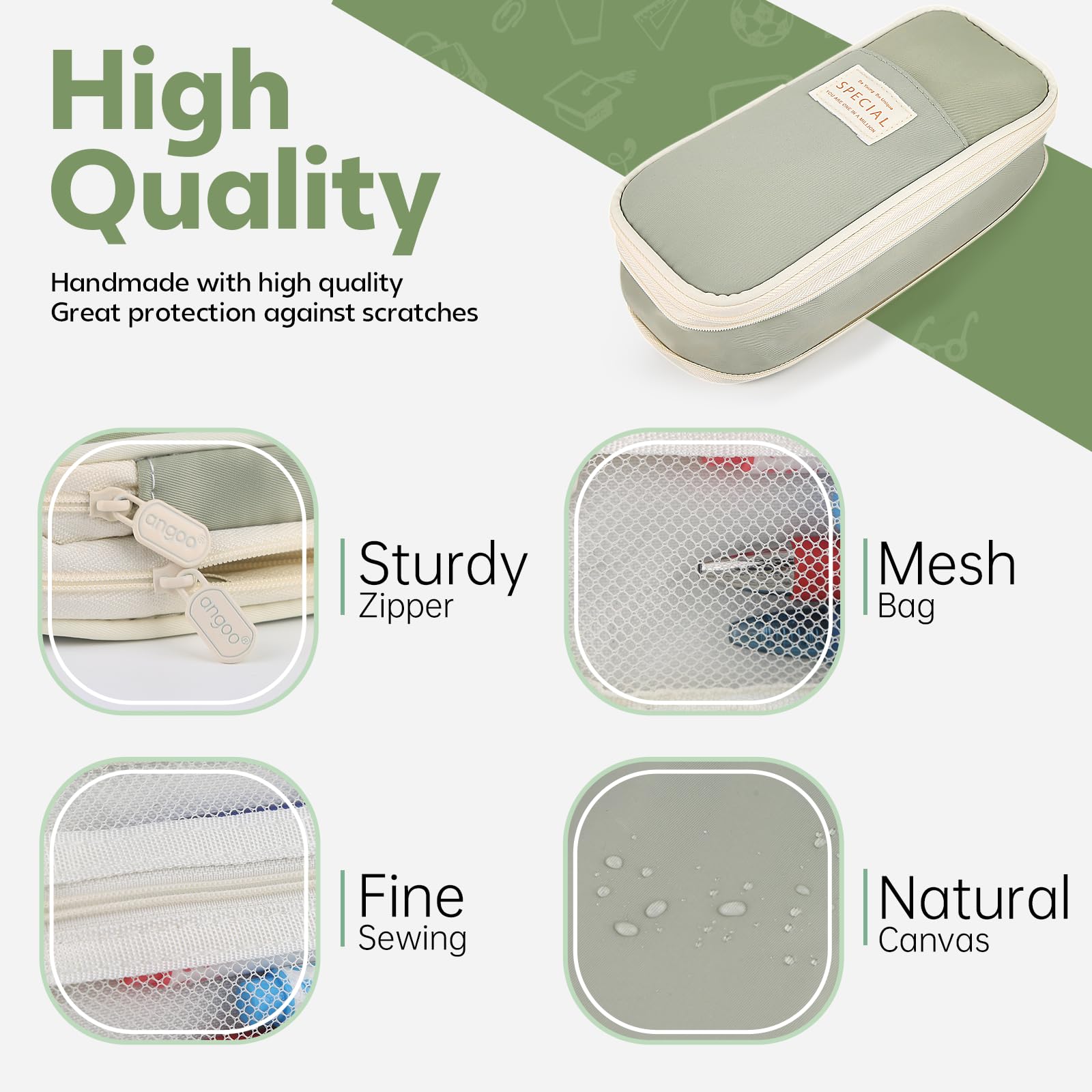 กล่องดินสอสีเขียวขนาดใหญ่ จุขอ - Ideal Stationery & Office Supply บทวิจารณ์และราคา