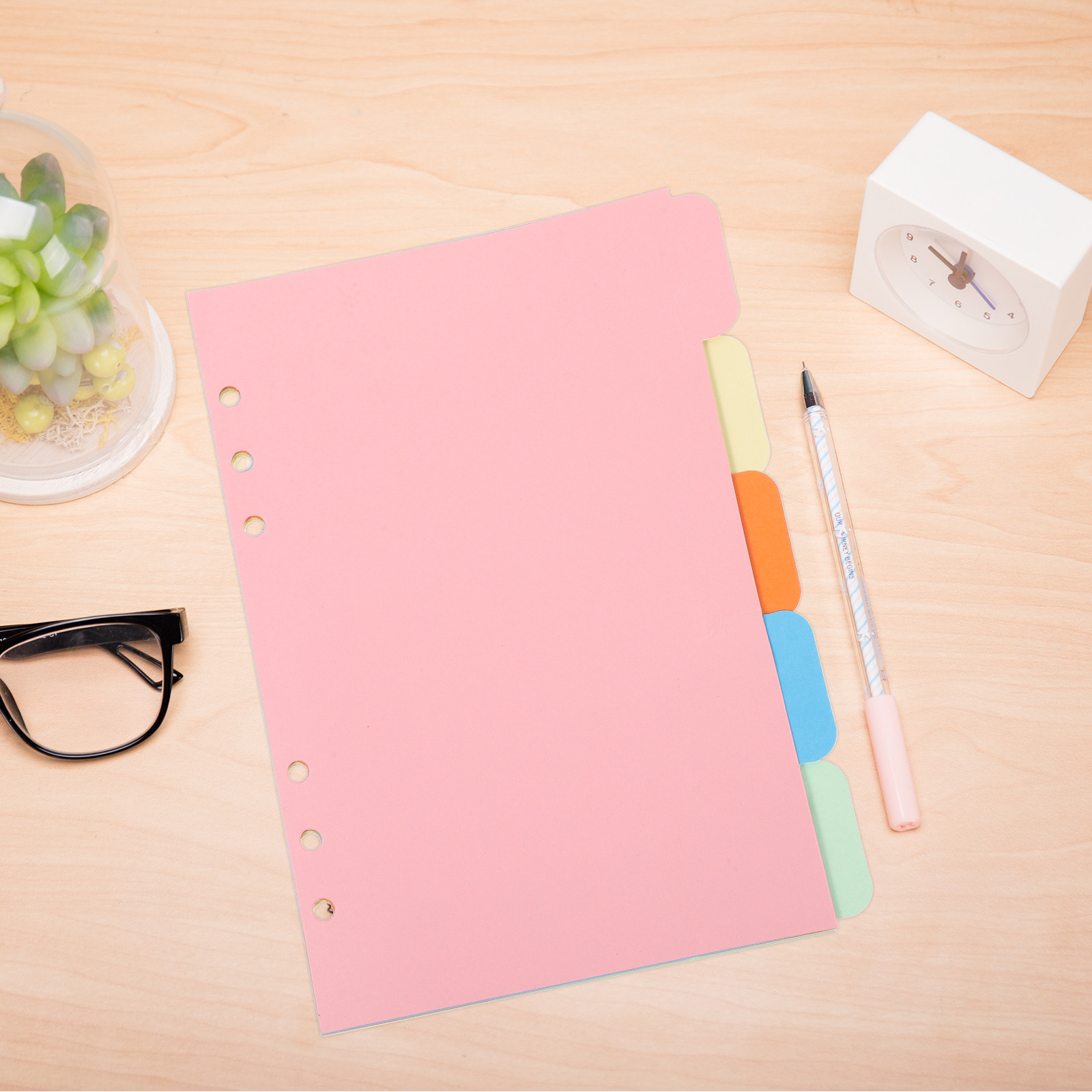 ชุดกระดาษแบ่งหมวดหมู่ A5 1 ชุด - Index Tab Divider บทวิจารณ์และราคา
